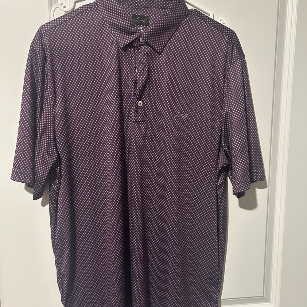 Greg Norman Collection Dark Purple Polo Shirt